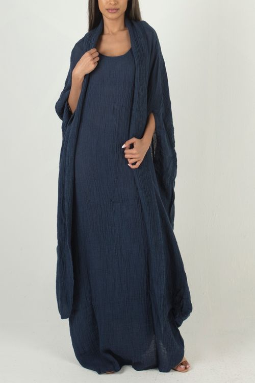 Faviana Linen Two Piece Dress