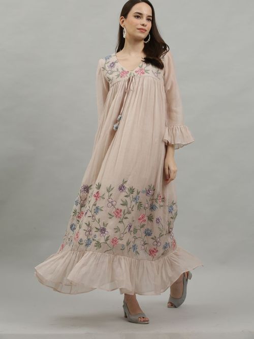 Cotton Silk Dress