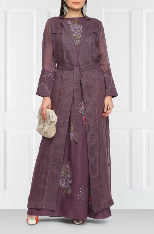 Cotton Dress Jacket Set